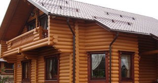 Строительство дома из оцилиндрованного бревна в Балтийске - от 133770 рублей
